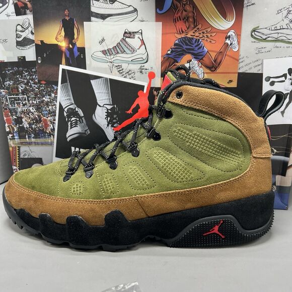 Air Jordan 9 Retro NRG Beef & Broccoli AR4491-200 Men Sz 13 Preowned In Box Lace - Picture 1 of 13